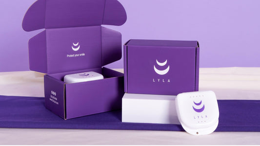 Retainer inside retainer boxes with final Lyla boxes behind them.