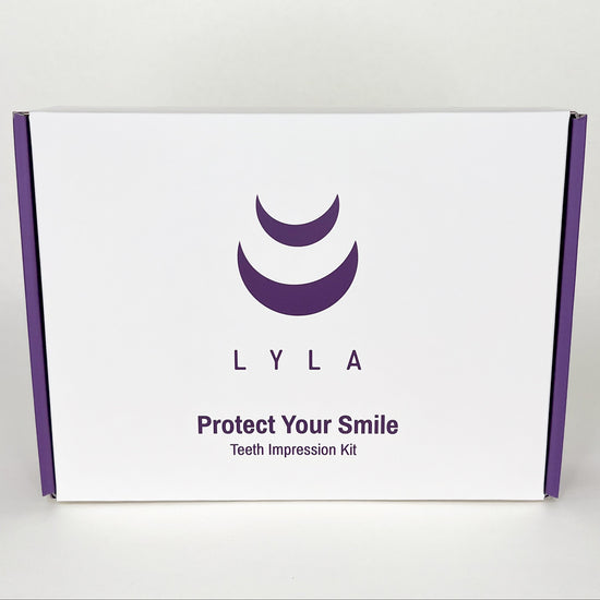 LYLA teeth impression kit box on a white background