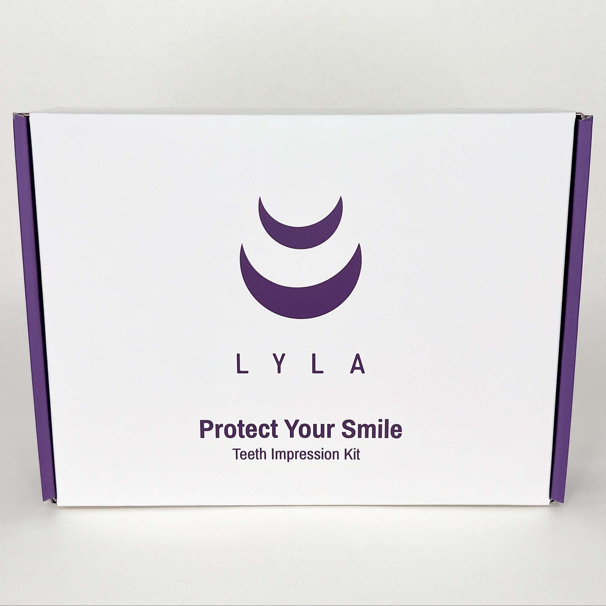 LYLA teeth impression kit box on a white background