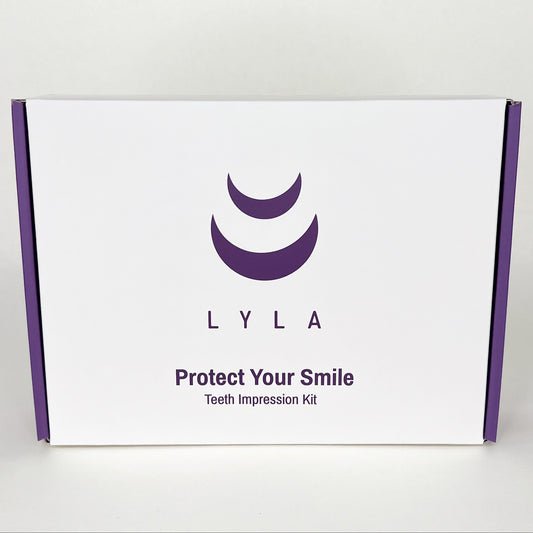 LYLA teeth impression kit box on a white background